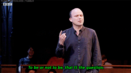 cumberbatchlives:A Line of Hamlets - Shakespeare Live! (Tim Minchin, Benedict Cumberbatch, Harriet W