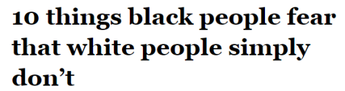 unite4humanity:  salon:1. Getting fired because we don’t fit into white cultural norms. Rhonda Lee, an African American meteorologist who worked at a Louisiana TV station wore her hair in a natural hairstyle one viewer found offensive. “The black