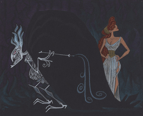 disneyconceptsandstuff:  Visual Development from Hercules by Gerald Scarfe 