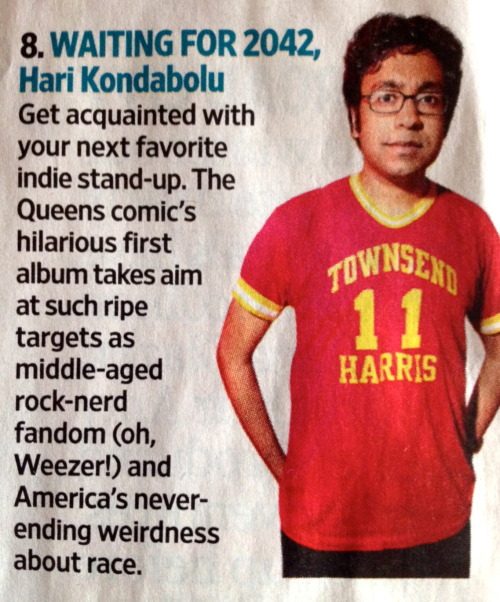 harikondabolu:My album “Waiting for 2042” is on Entertainment Weekly’s MUST LIST! Listen to Entertai