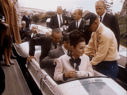 gameraboy:  In 1962 the Shah of Iran and his wife rode the Matterhorn Bobsleds with