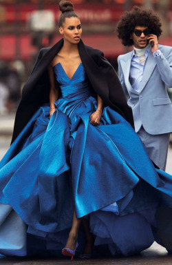 leah-cultice:  Cindy Bruna &amp; Yassine Rahal by Hans Feurer for Vogue Arabia March 2017