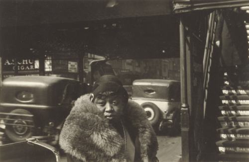 What is she thinking?This photograph was first published in 1930, titled simply Sixth Avenue, it was