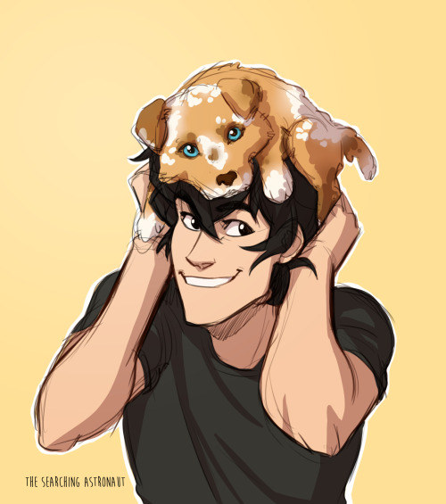 thesearchingastronaut: Keith with his Puppy Chaiko :3 Off Balance