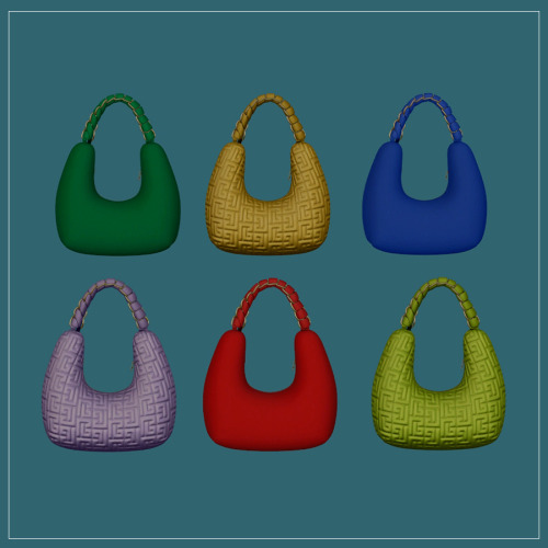 Balmain Pillow Bag4t2 (you can find them in sculptures) ♥ TS4 by @bergdorfverse and you can find t