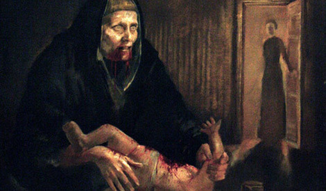 Creepy Christmas Legends: GrylaThe mother of the Yule Lads, she is known for kidnapping and eating c