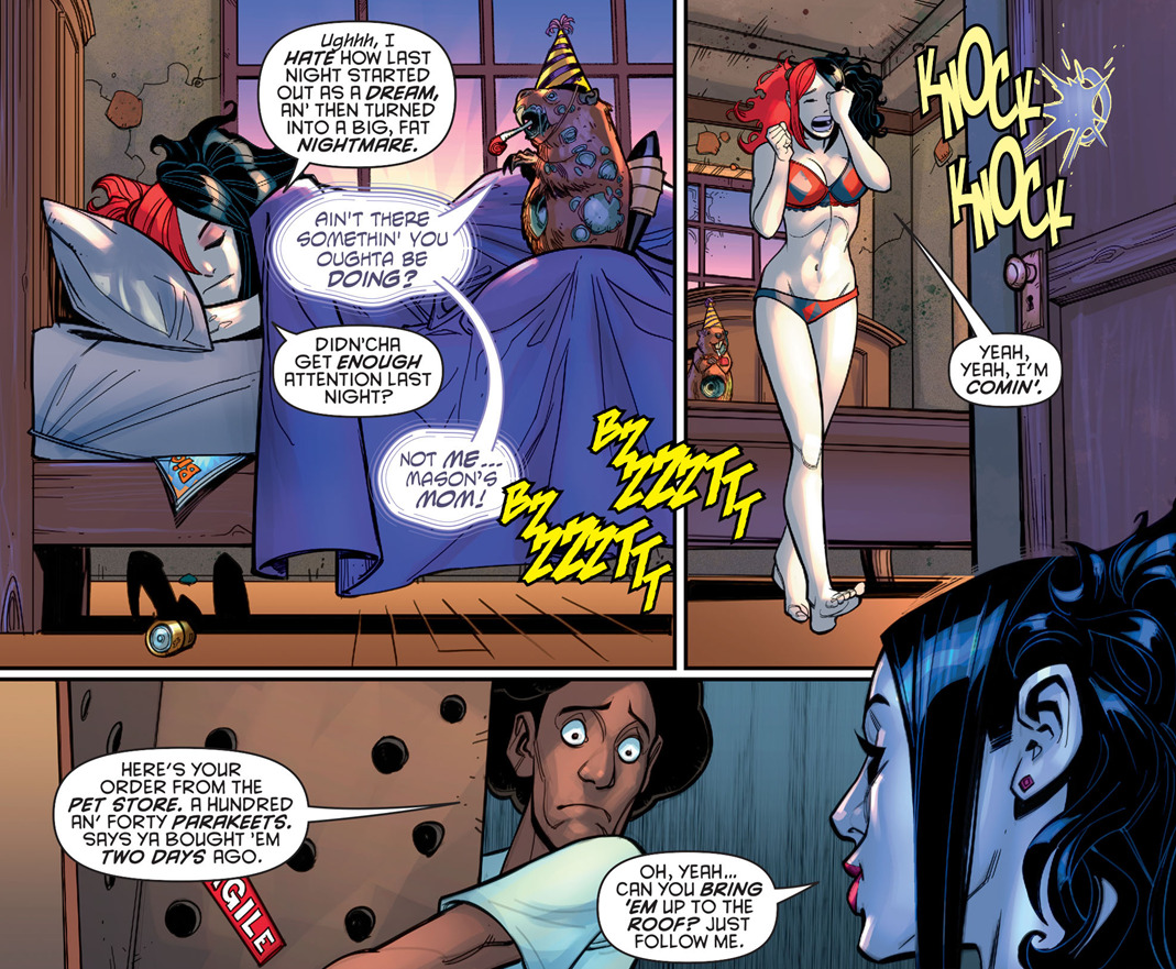 nudityandnerdery:  seananmcguire:  why-i-love-comics:  Harley Quinn #17 - “The