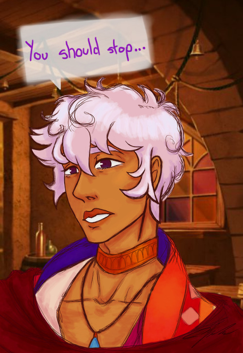 that-emo-noodle: cheeki-nes:  I feel like the MC and Julian would spend Tuesday nights at the Rowdy 