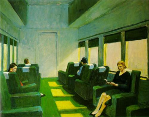 lonequixote:  Chair Car by Edward Hopper(via @lonequixote)