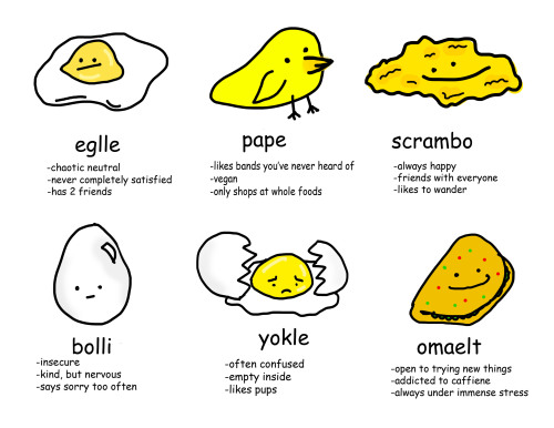 lemonadepeachtea: malinerd: Tag yourself as an egg I’m scrambo @hellosleepyheads