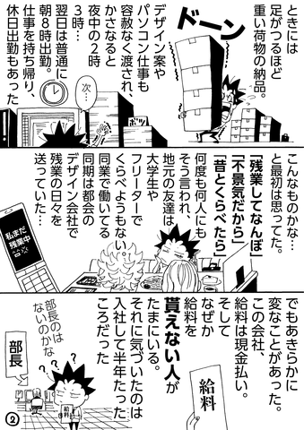 (★ブラック企業 : SUIKAHARA漫画から) 