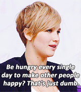  Ladies and gentlemen, the Queen of 2013, Jennifer Lawrence. 