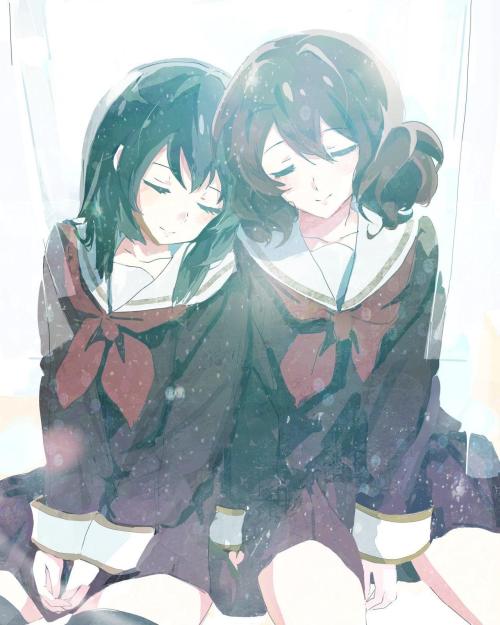 ✧･ﾟ: *✧ Sleeping ✧ *:･ﾟ✧♡ Characters ♡ : Reina Kousaka ♥ Kumiko Oumae♢ Anime ♢ : Hibike! Euphonium -