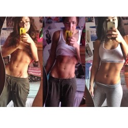 fitgymbabe:  Instagram: em_dunc Great Pic! - Check out more of her pics: em_dunc on Fit Gym BabeInstagram Caption: Saturday morning reality check ✔️. Here we have kind of a “reverse transformation,” or what’s otherwise known as a really good