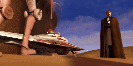 gffa:HOW DID OBI-WAN MANAGE TO LOSE HIS CLOAK IN THE HALF AN HOUR OF THESE (RELATIVELY) QUIET NEGOTI