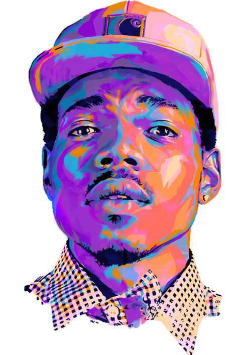 machine-factory:  Colorful digital portraits by artist Mink Couteaux aka Merged Visible.  Taken from his series “Dead Rapper” and “Next Generation Rappers” and a solo Kanye piece for good measure.