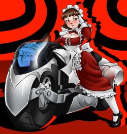 vixagri: What’s that, two whole fucking Maid pics in ONE MAIDMONDAY?  That’s right boys, I’m pulling out all the stops.  Makoto was my ORIGINAL plan for today before realizing it would be friggin May 1st.  I’m loving P5 so far.  Makoto is bae.