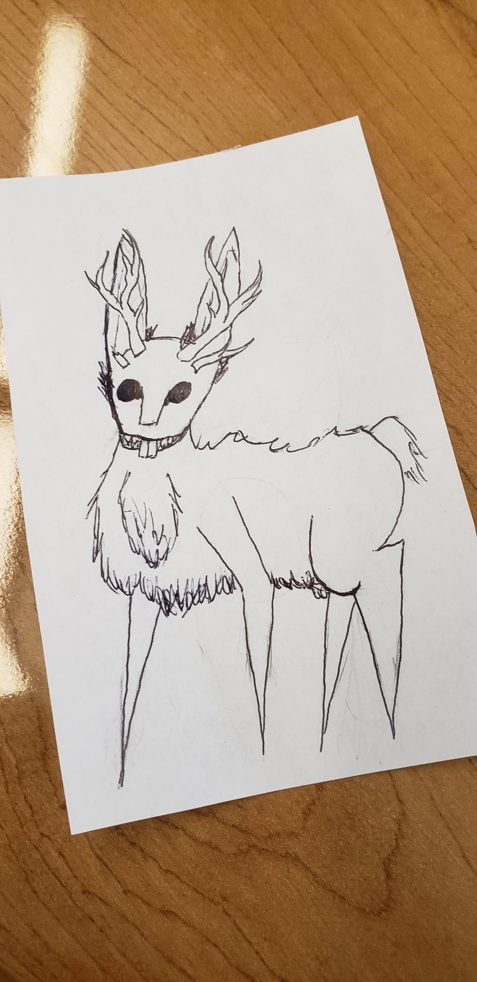I Asked My Table Partner Togive Me An Animal To Fuck Up And He Gave Me A Jackalope. Lo And Behold.Im