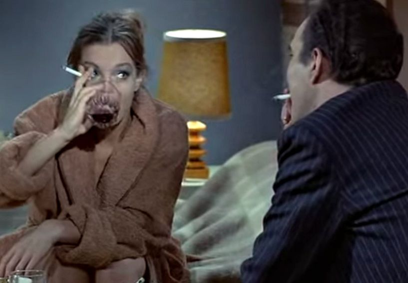 goregirlsdungeon: Romy Schneider and  Michel Piccoli in MAX AND THE JUNKMEN (1971)