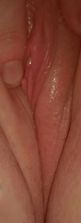alice-is-wet:  Annnnnnnd a little peek inside my panties of my wet swollen clitty, eeeeeeeeep! ^_^   Xoxo Alice  Mmh