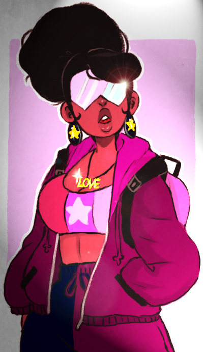 gummydicksandpixiestixs:  colored the garnet from earlier