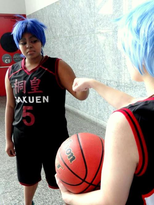 some aomine photos from Anime Matsuri! Photog: this wonderful betch