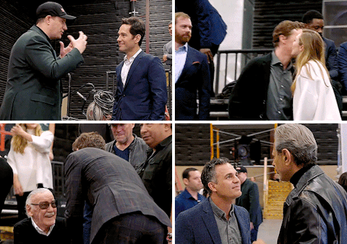 fyeahmarvel:Marvel Studios 10th Anniversary - Class Photo‘There was a ton of fanboying and fangirlin
