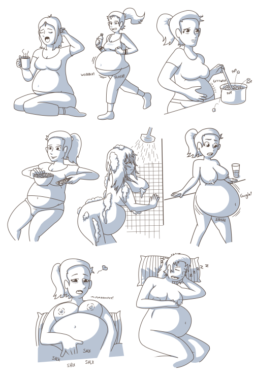 So I felt like doing a day in the life of Kristen sequence. Only a tiny bit of expansion here, mostl