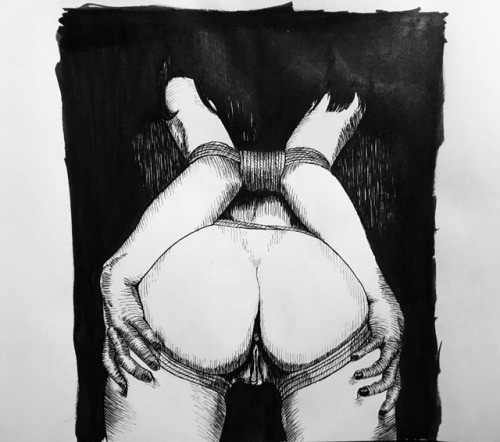 eclecticmentalityphilosopher:Ink on paper 