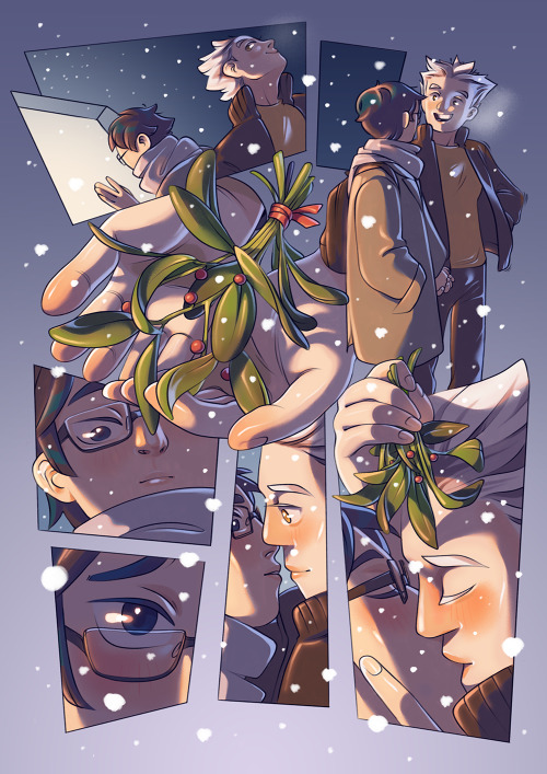 Coincidentally today’s the first snowy day of the year!Final piece for @hanakotobabkakzine