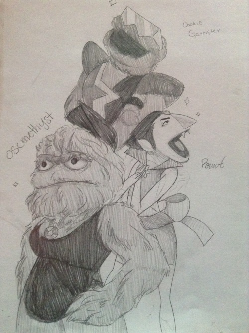 pearl-jam-bud:  I also may have drawn the gems from sesame street 