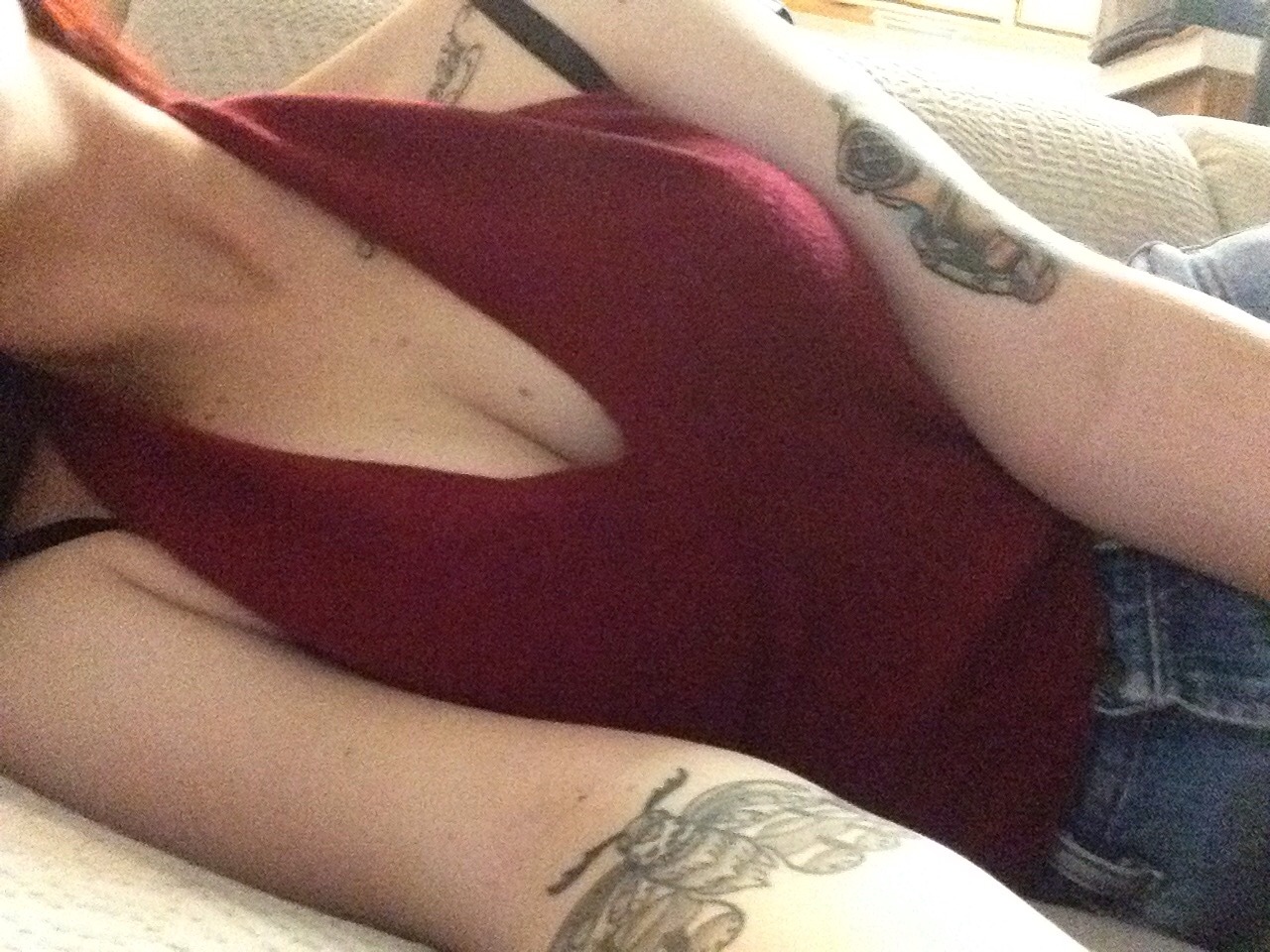 m0rphlne:  if I had boobs these pictures would be cooler but my tattoos look cool