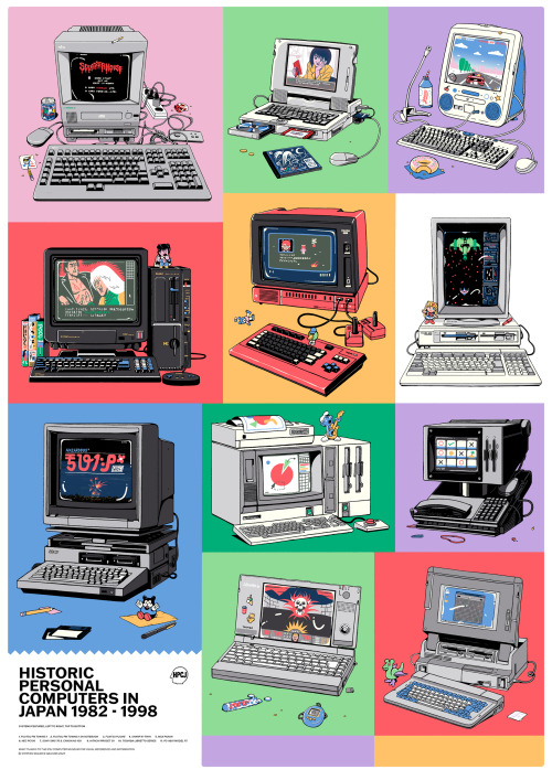 400facts:I made a big poster full of historic Personal Computers from Japan, its available from my shop (linked below) should you want to pick up a print :)LINK 