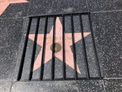 la-vie-en-lys:brunhiddensmusings:injuries-in-dust:black-geek-supremacy:i-stay-armed:mirrormirror2:Beautiful Street Art in Hollywood. Walk of shame. By the way …..FUCK DONALD TRUMP! I wonder the price of replacement of the star.Remember when people