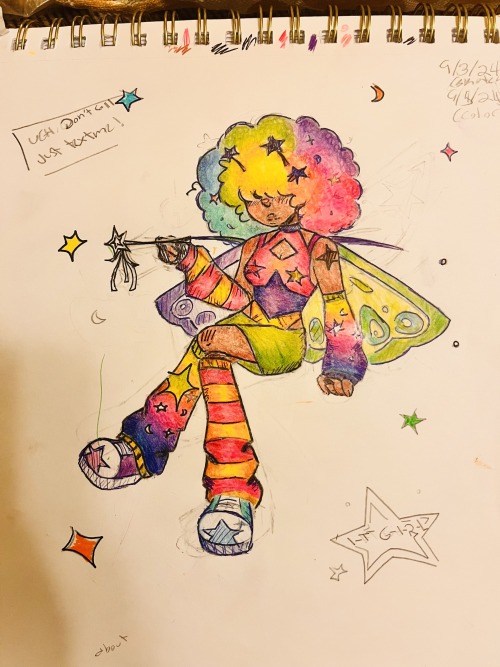 Was Listening To IT GIRL And Drew This