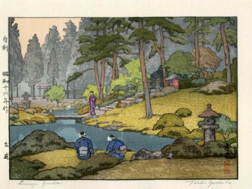 Linnoji Garden, 1941, Toshi Yoshidawww.wikiart.org/en/toshi-yoshida/linnoji-garden-1941