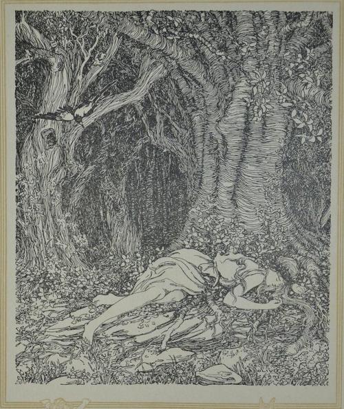 venusmilk:  The Sleeping Sea-Nymph, 1924Illustrated adult photos