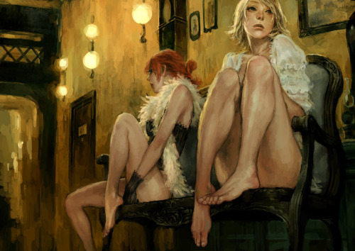   The art of Fung Chin Pangby http://moontang.tumblr.com/post/130673053025/ikeiks-the-art-of-fung-chin-pang