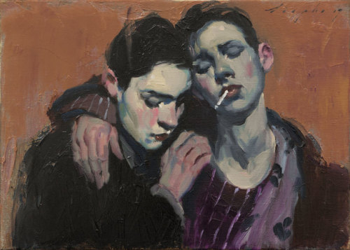 russiacore:russiacore:Malcolm T. Liepke, two friendsin retrospect this is a butch/butch lesbian coup