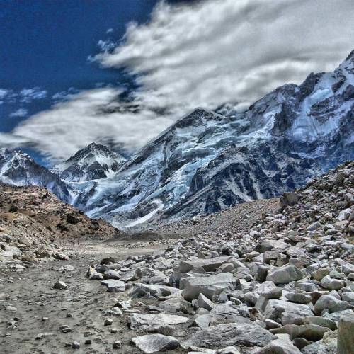 The path continues #travel #wanderlust #mountains #everest #ebc...