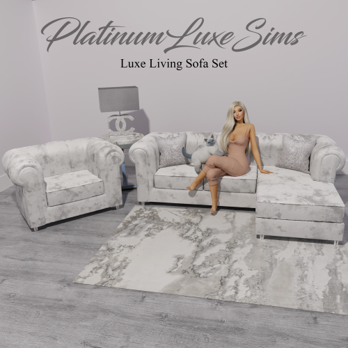 | LUXE LIVING SOFA SET |So here is our first sofa/seating set (that we actually got round to finishi