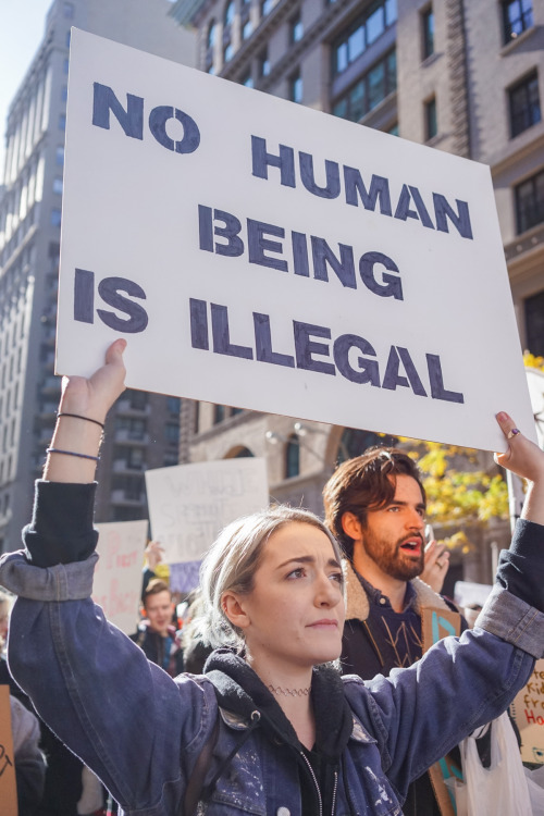 activistnyc: Thousands of people marched on 5th Ave in Manhattan to protest Donald Trump becoming Pr