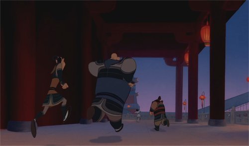 the-ice-castle: You know, one thing i like about Mulan is how Yao, Ling and Chien Po don’t really seem to care about the fact that Mulan is a girl. I mean, when they find out, they are visibly perplexed  But even so, they rush and try to help her when