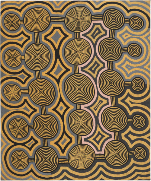 Ronnie Tjampitjinpa (Aboriginal, b.1943)Tarkulnga, 1988 Synthetic polymer paint on linen