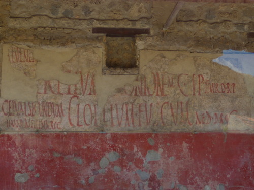 magictransistor:Ancient Graffiti in Pompeii