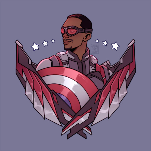 tinymintywolf:finally gonna start uploading my marvel month pieces here! starting with falcon  