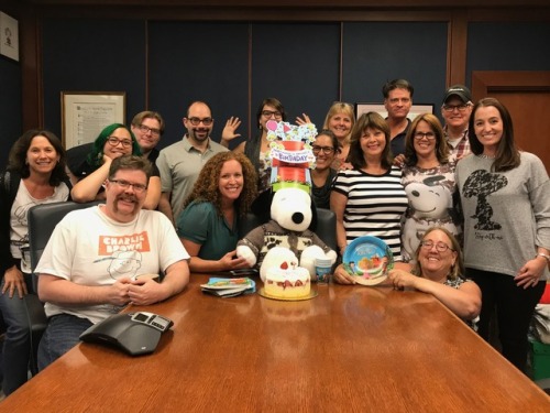 Yesterday was Snoopy’s Birthday! We took the opportunity to throw him an office party! Happy B