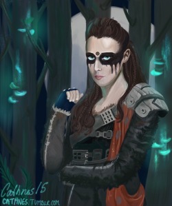 cathnes:  Lexa   Finally finished! I really like how it turned out! it took way to many hours but it was really fun to do tough 