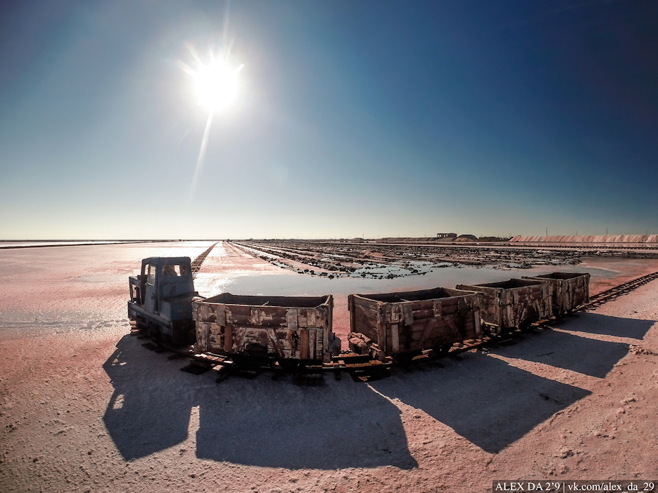 salt train in the Russia