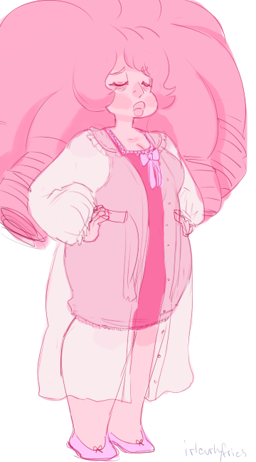 irlcurlyfries:  Sleepy, slumber party gems. I gave up on this comic idea. Take these